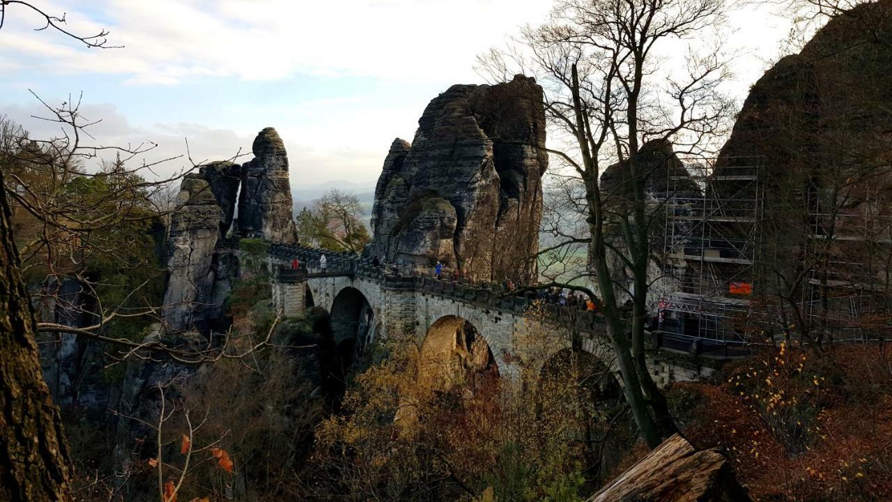 Ferienwohnung Struppi Saechsische Schweiz Struppen ภายนอก รูปภาพ