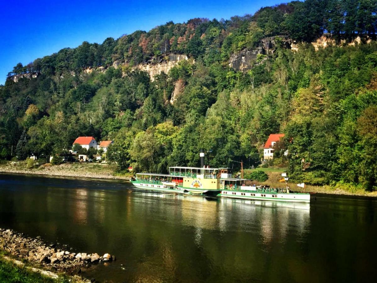 Ferienwohnung Struppi Saechsische Schweiz Struppen ภายนอก รูปภาพ